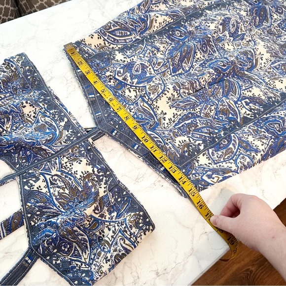 Free People Blue and White Floral Dress - Picture 9 of 16